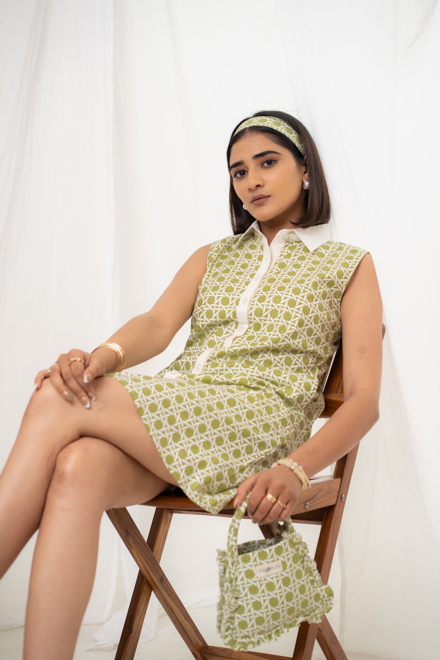 Eucalyptus Kiss (Pastel Green Dress)