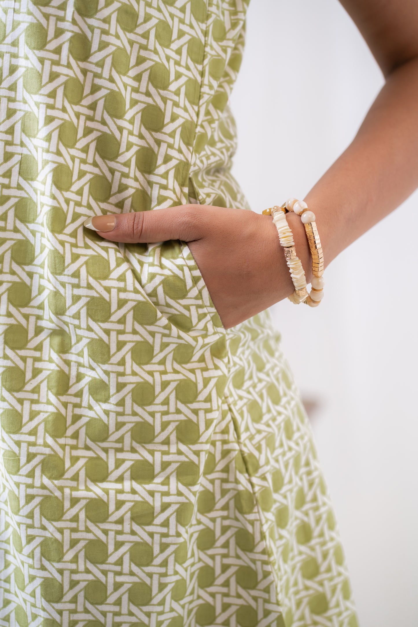 Eucalyptus Kiss (Pastel Green Dress)