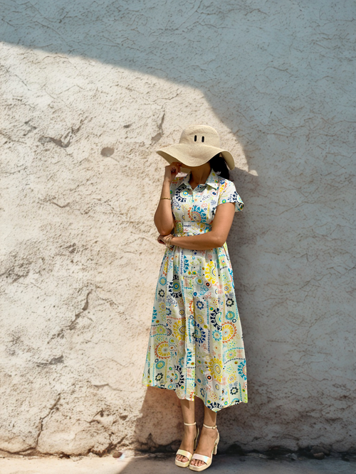 Paint Me Pretty Dress - with sleeves