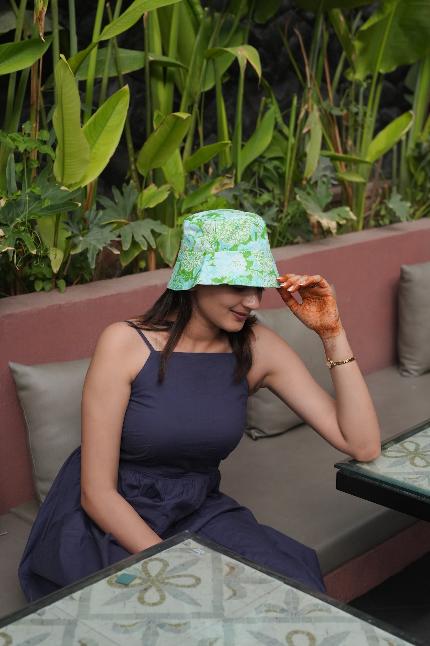 Green Nature - Cotton REVERSIBLE Bucket Hat