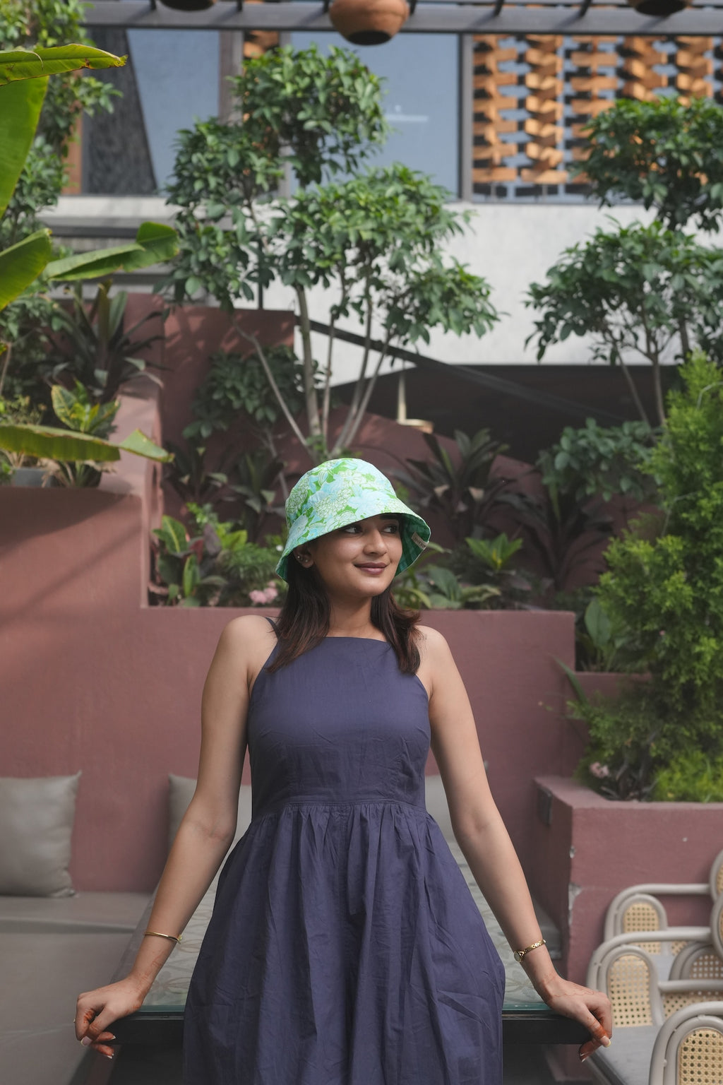 Green Nature - Cotton REVERSIBLE Bucket Hat