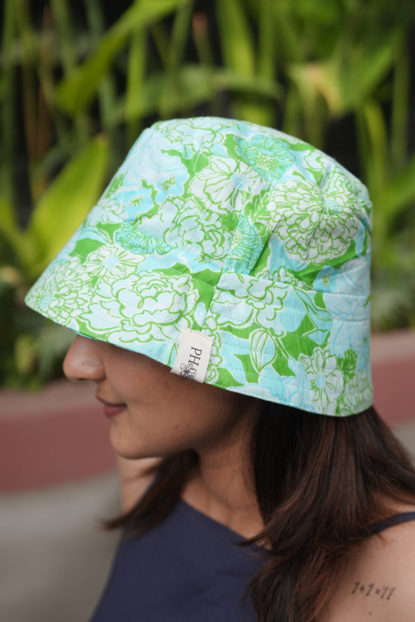 Green Nature - Cotton REVERSIBLE Bucket Hat