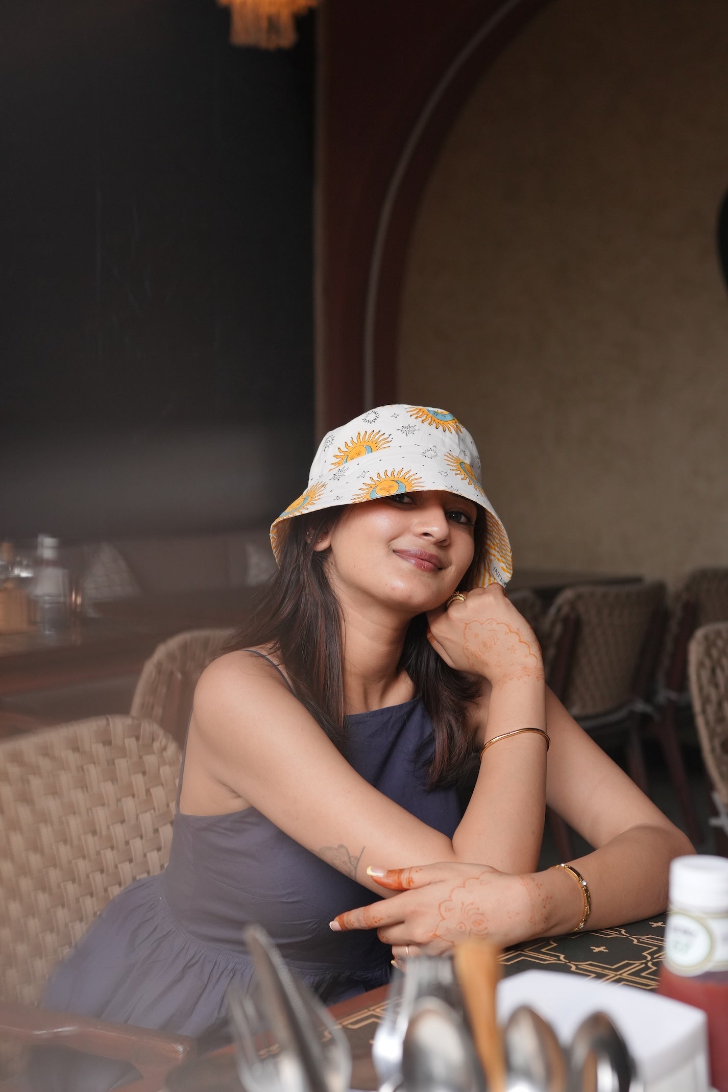 Sun n Moon - Cotton REVERSIBLE Bucket Hat