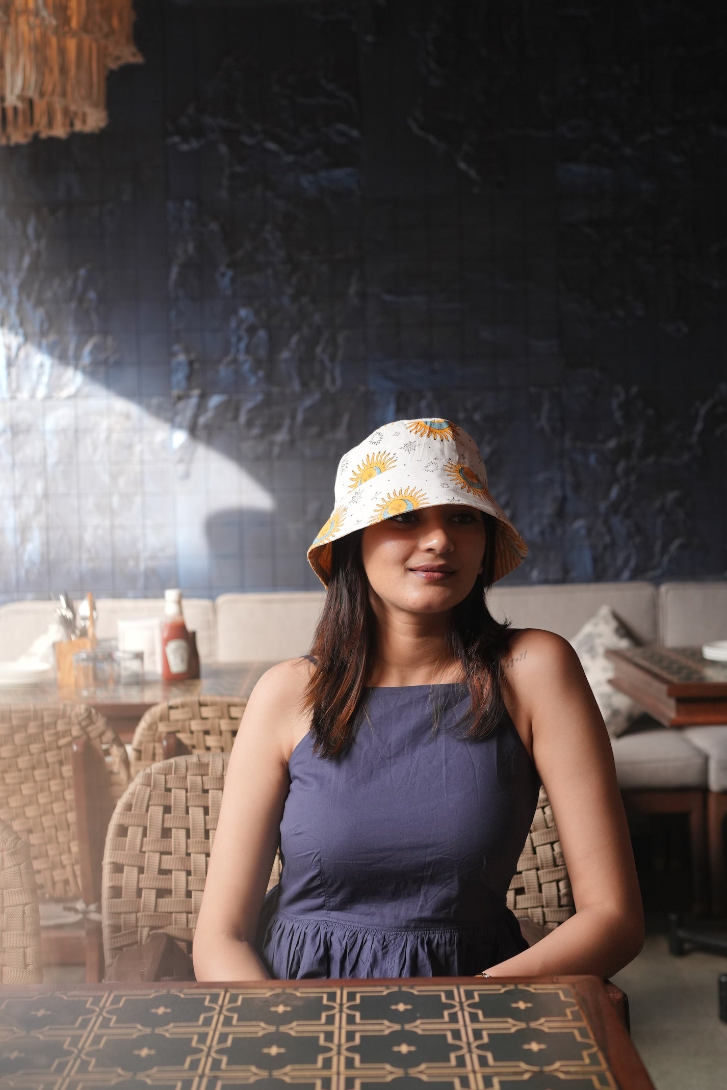 Sun n Moon - Cotton REVERSIBLE Bucket Hat