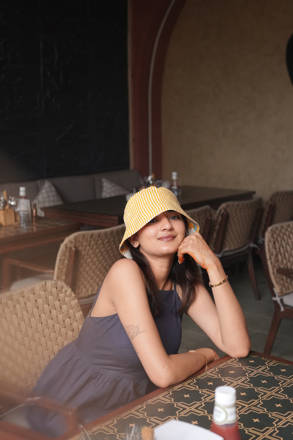 Sun n Moon - Cotton REVERSIBLE Bucket Hat