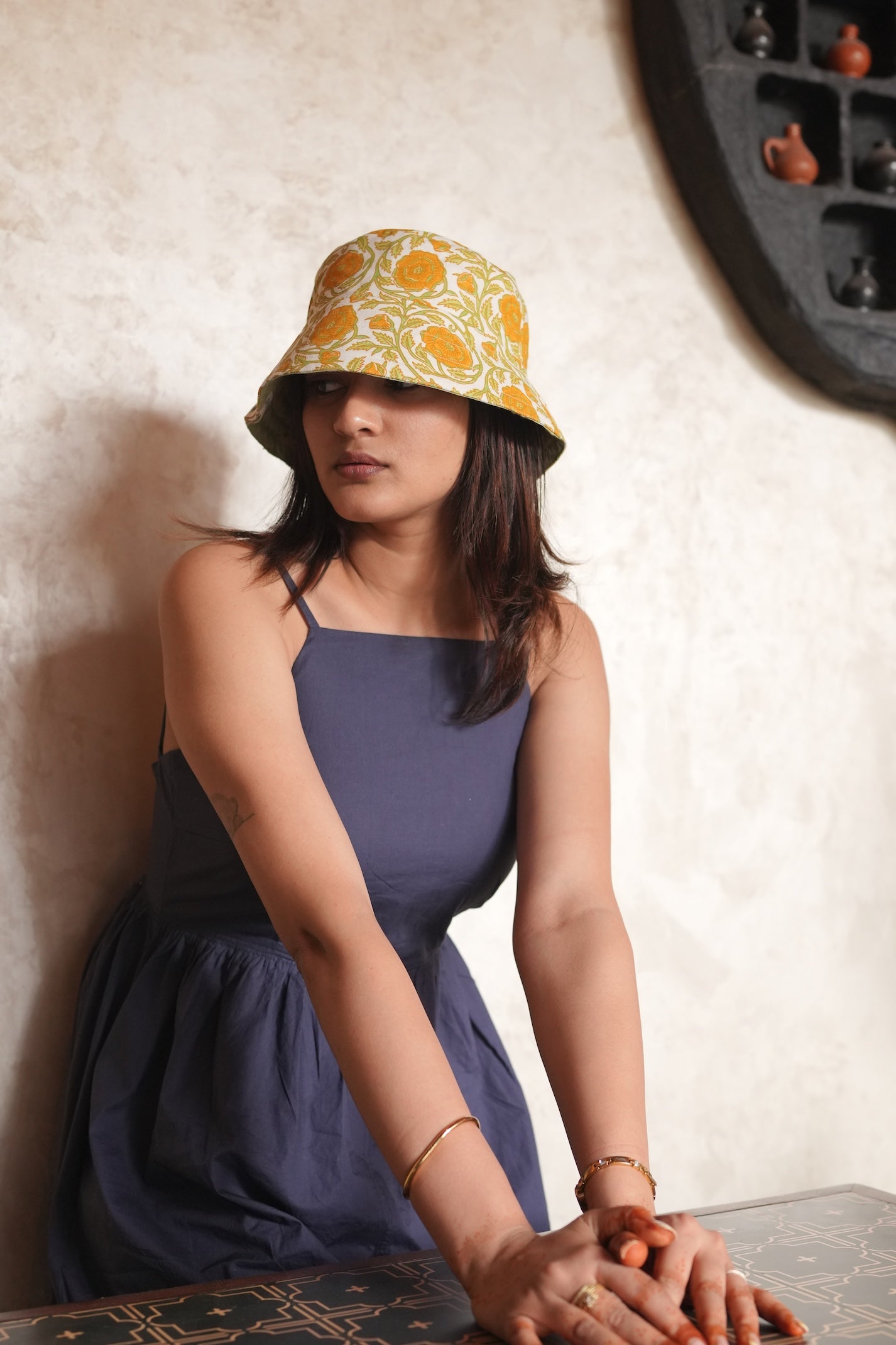 Olive Premium - Cotton REVERSIBLE Bucket Hat