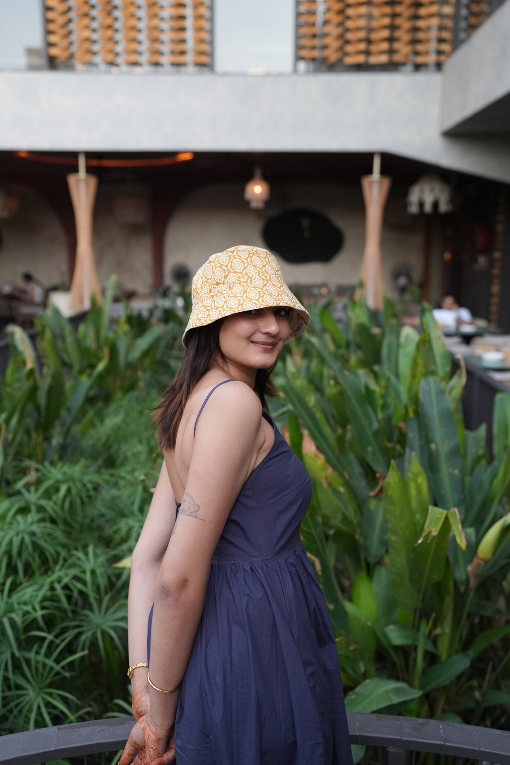 Golden Butterfly - Cotton REVERSIBLE Bucket Hat