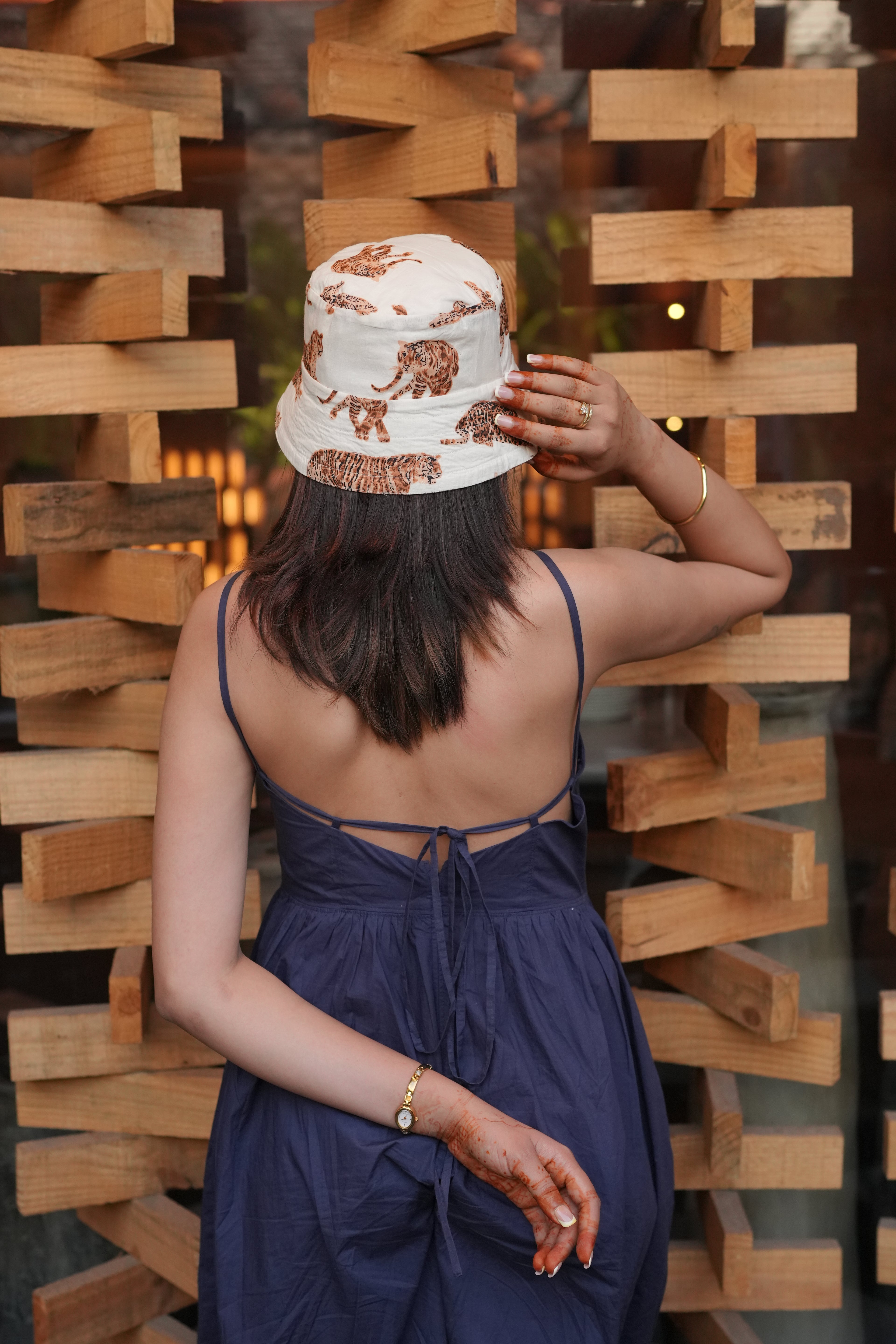 The White Tiger - Cotton REVERSIBLE Bucket Hat