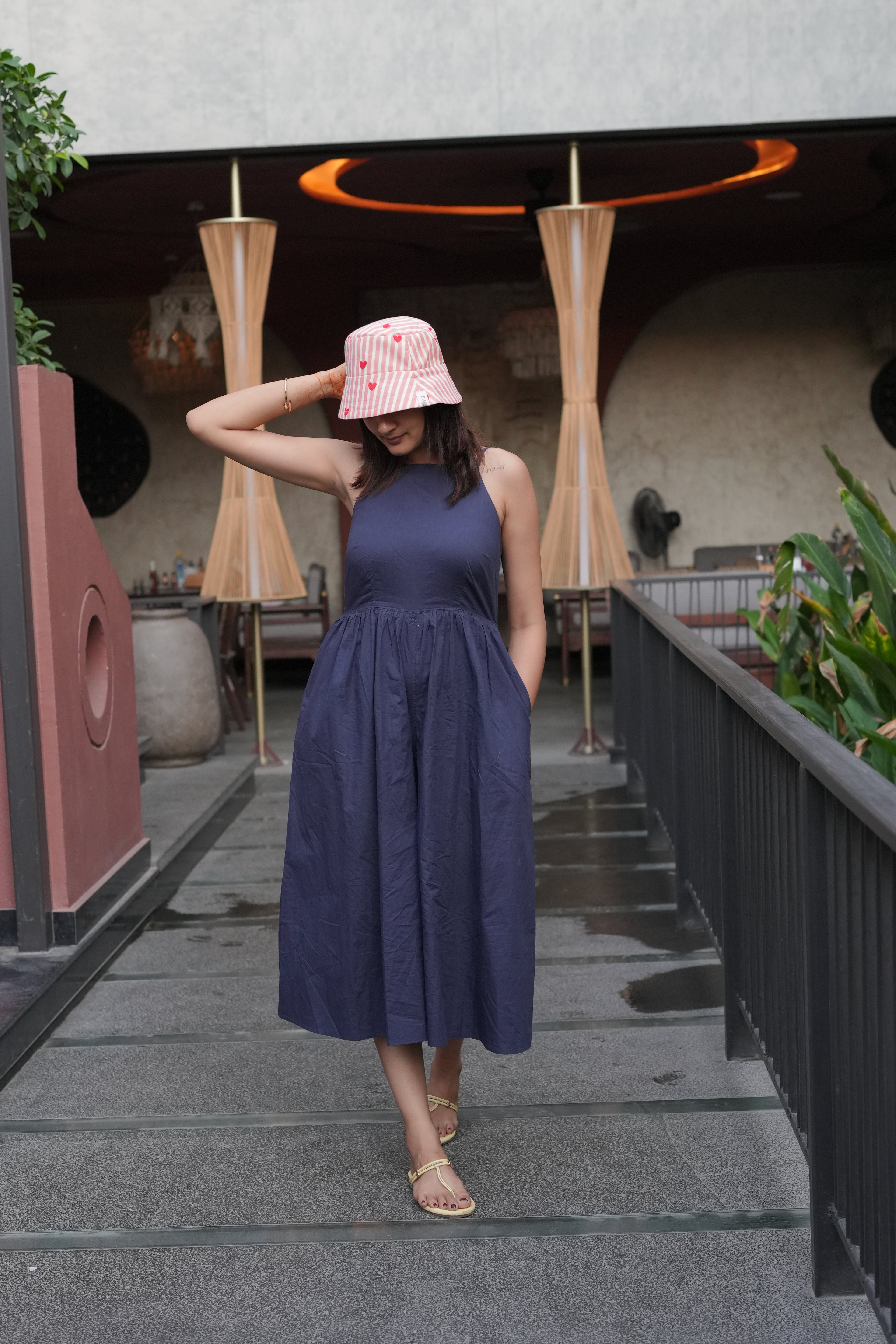 Peachy Heart - Cotton Bucket Hat