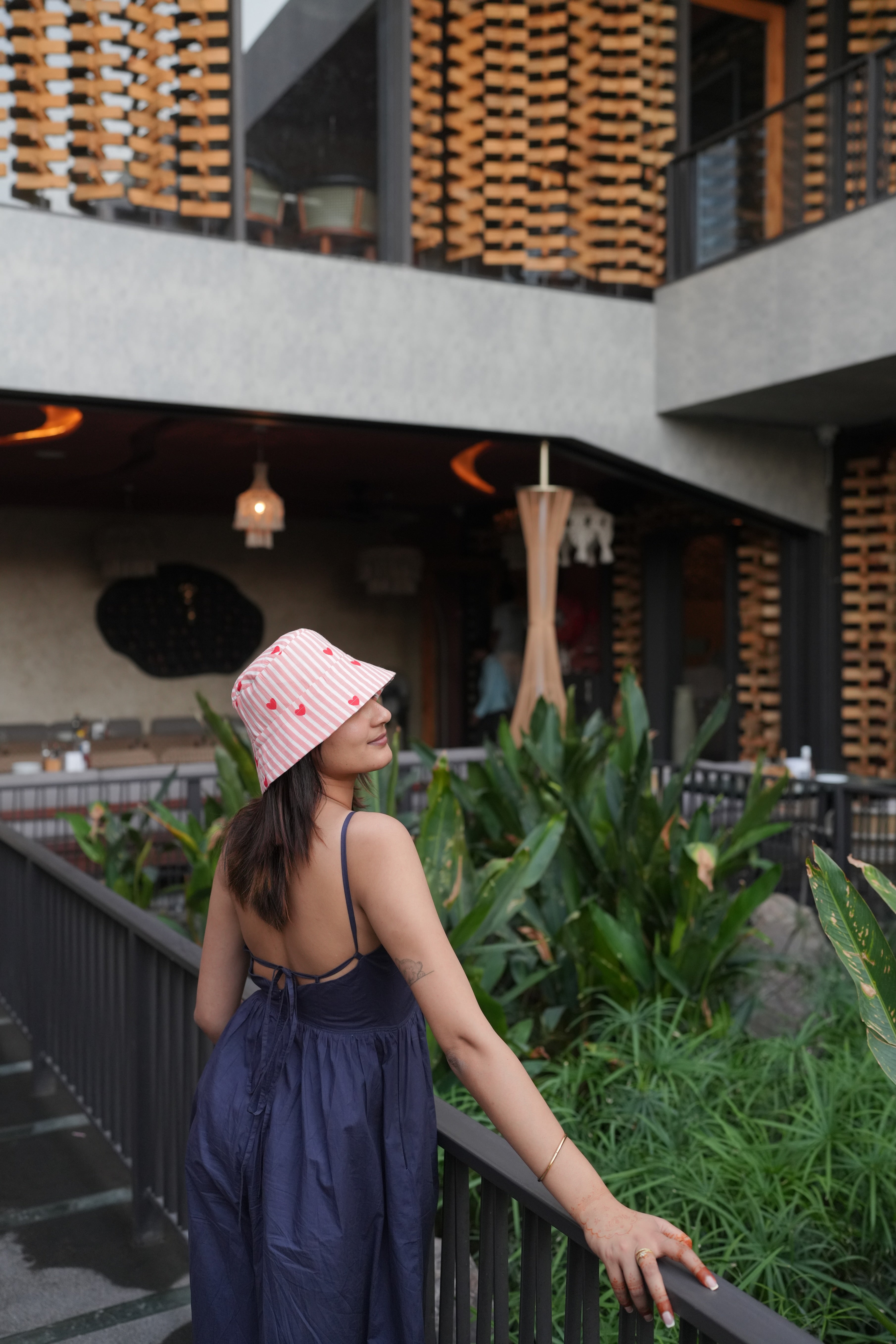 Peachy Heart - Cotton Bucket Hat