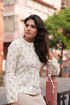 Dobby Lumière Blouse/Top