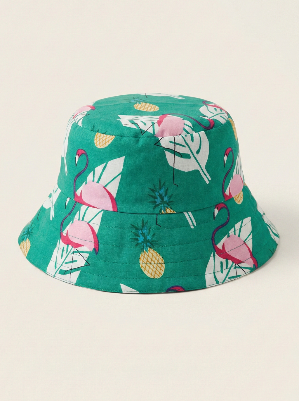 Jungle Flamingo Oasis - Cotton Bucket Hat