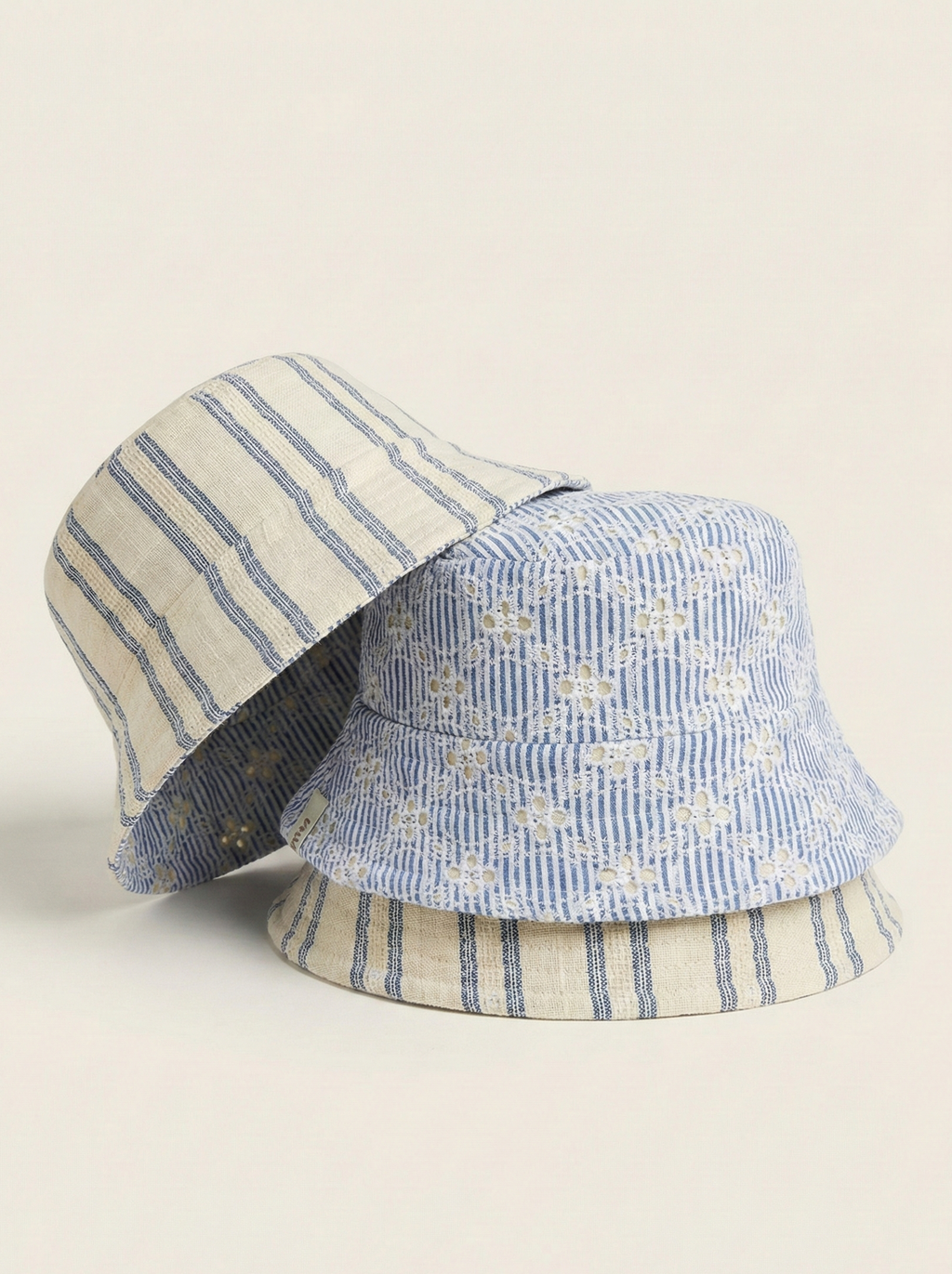 Schiffli Palace - Cotton REVERSIBLE Bucket Hat