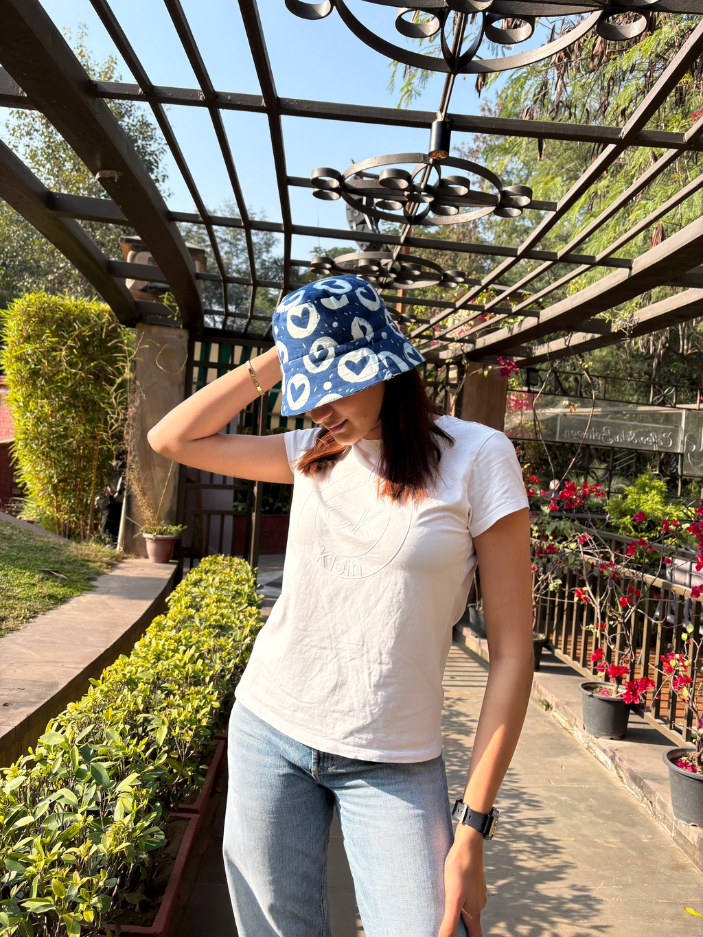 Hat got Hearts - Cotton REVERSIBLE Bucket Hat