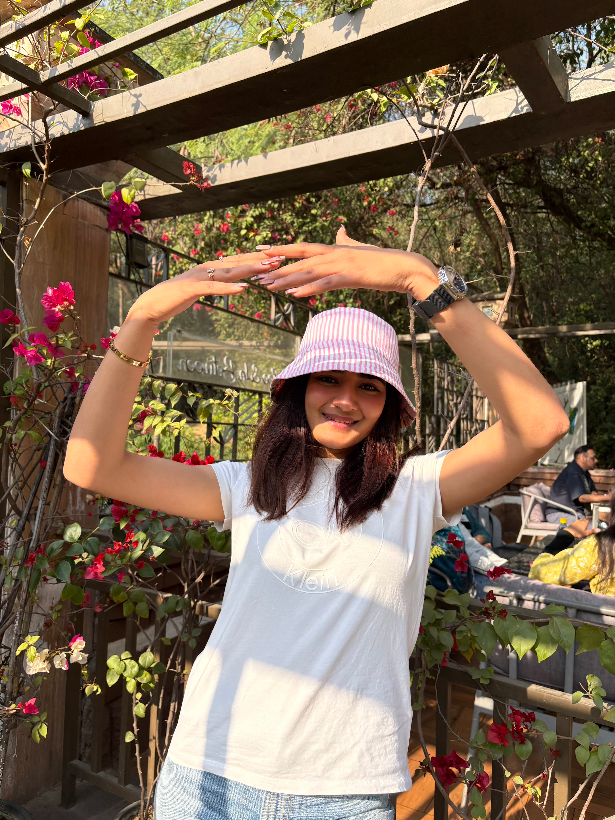 Flamingos and Pineapples - Cotton REVERSIBLE Bucket Hat