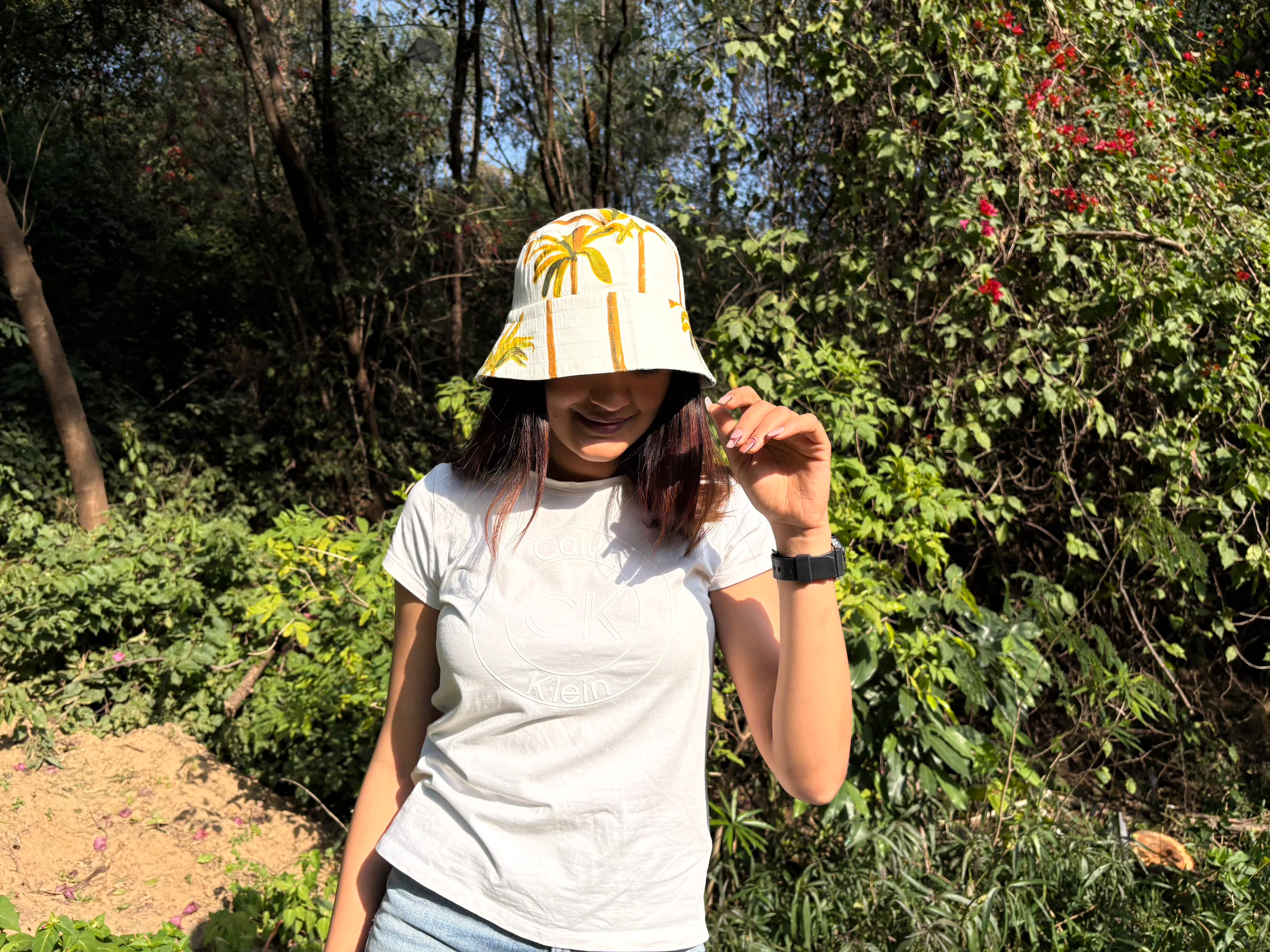 Palm Escape - Cotton REVERSIBLE Bucket Hat