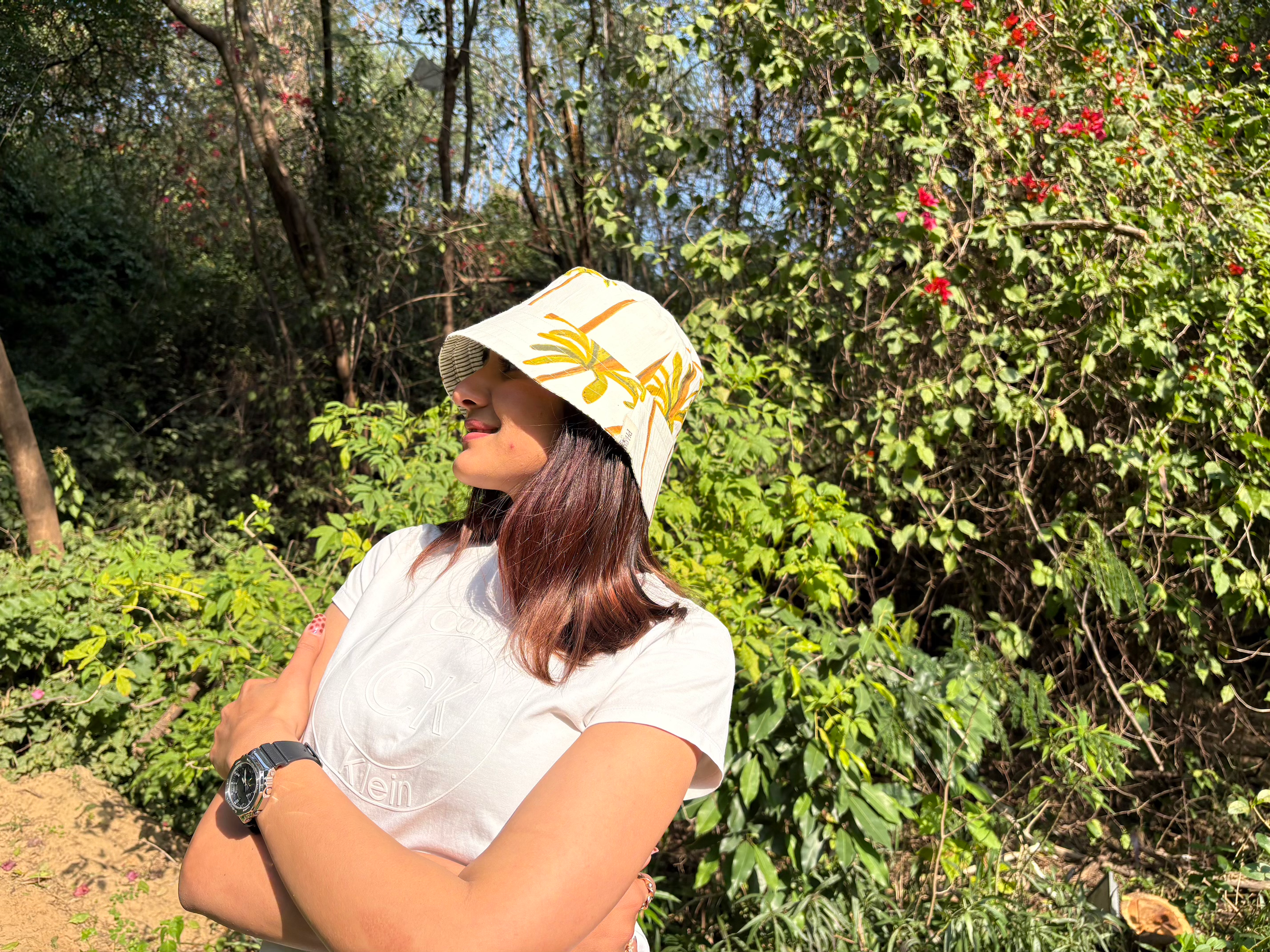 Palm Escape - Cotton REVERSIBLE Bucket Hat