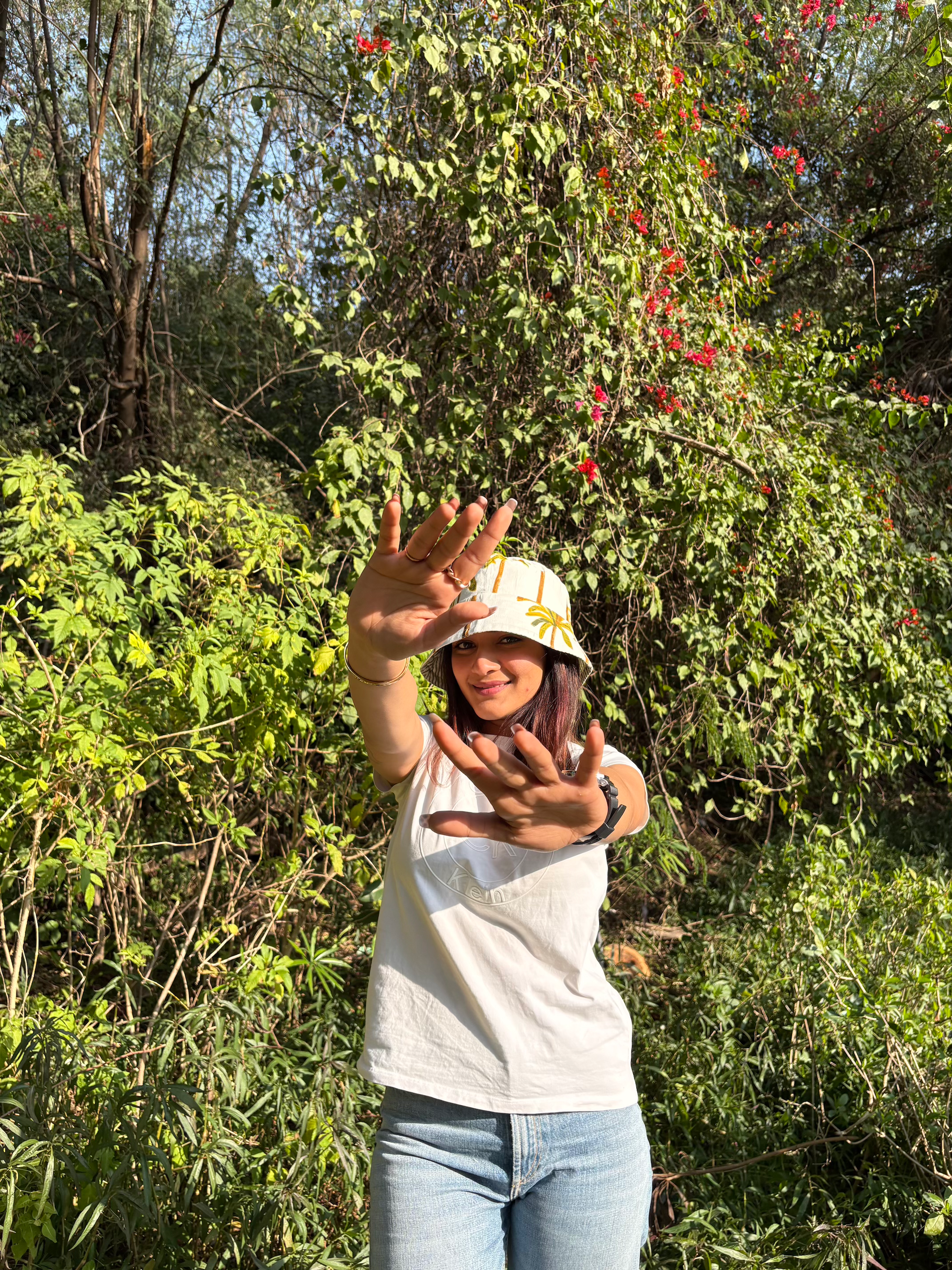 Palm Escape - Cotton REVERSIBLE Bucket Hat