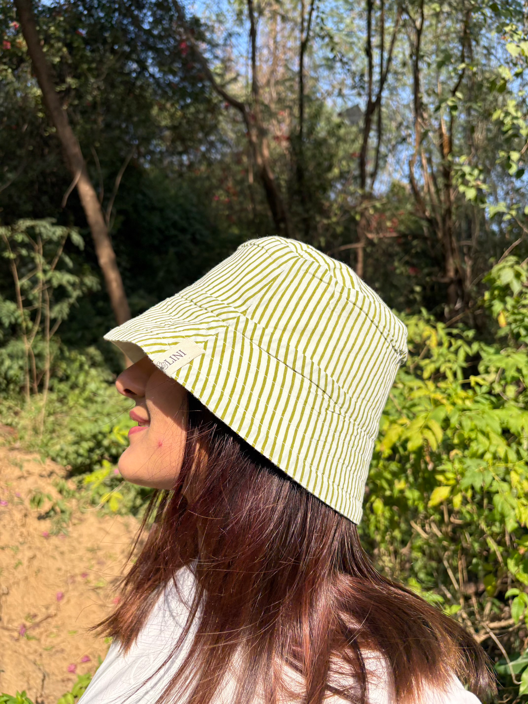 Palm Escape - Cotton REVERSIBLE Bucket Hat