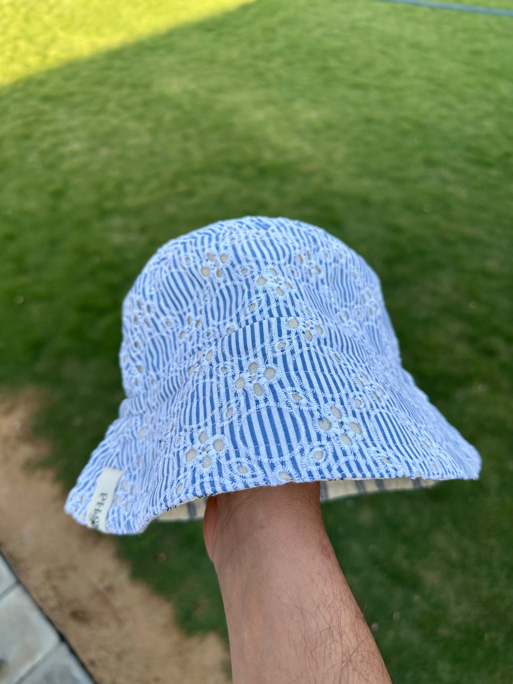 Schiffli Palace - Cotton REVERSIBLE Bucket Hat