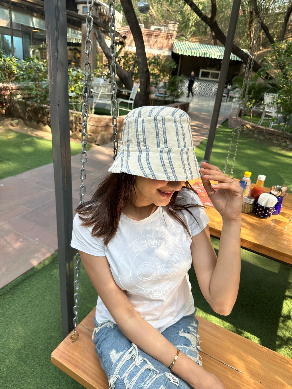 Schiffli Palace - Cotton REVERSIBLE Bucket Hat