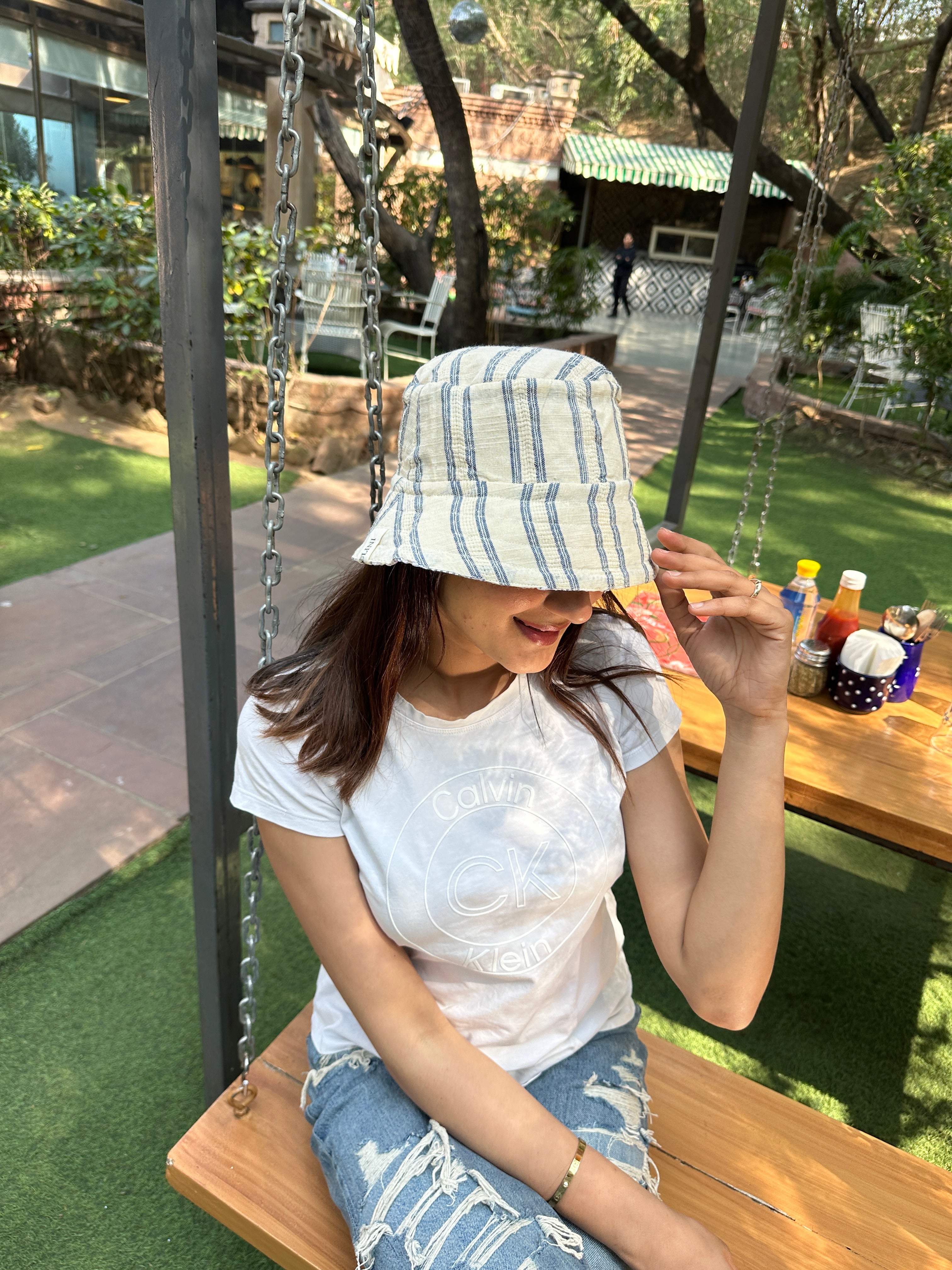 Schiffli Palace - Cotton REVERSIBLE Bucket Hat