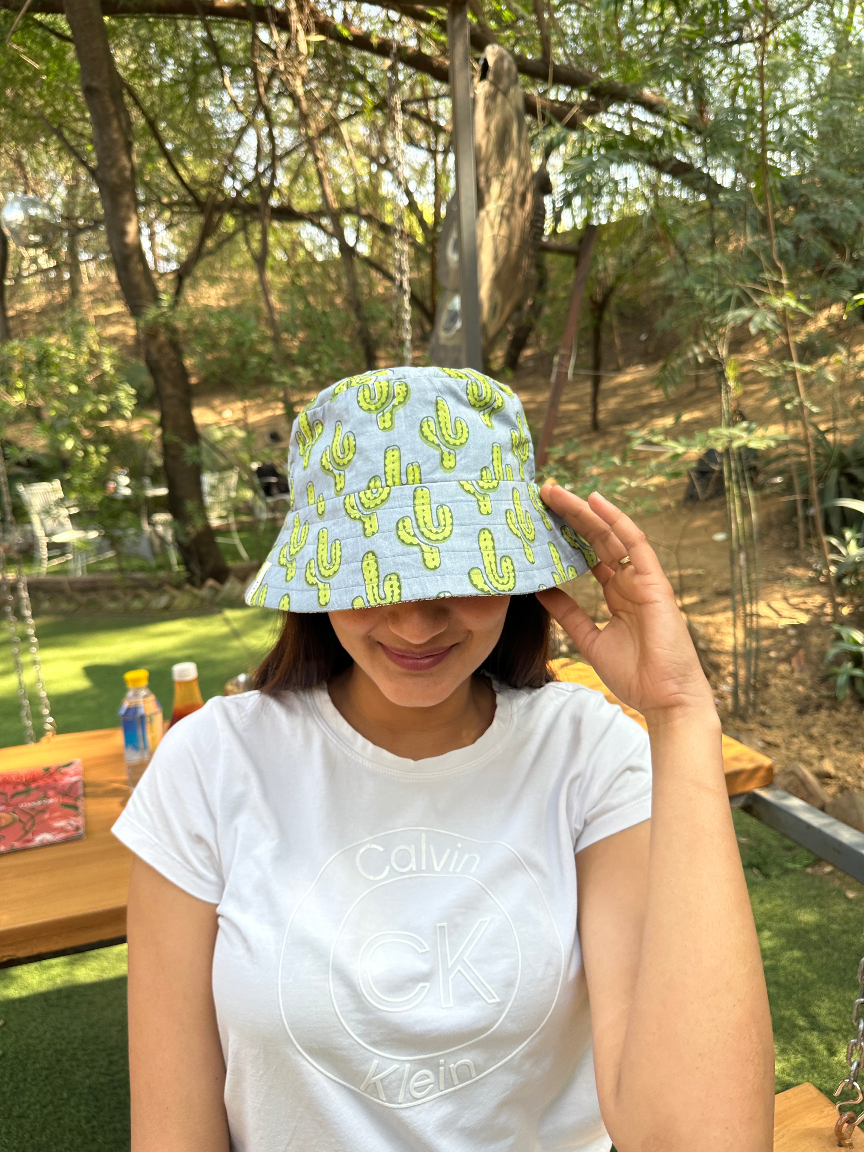 Cool Cacti - Cotton REVERSIBLE Bucket Hat