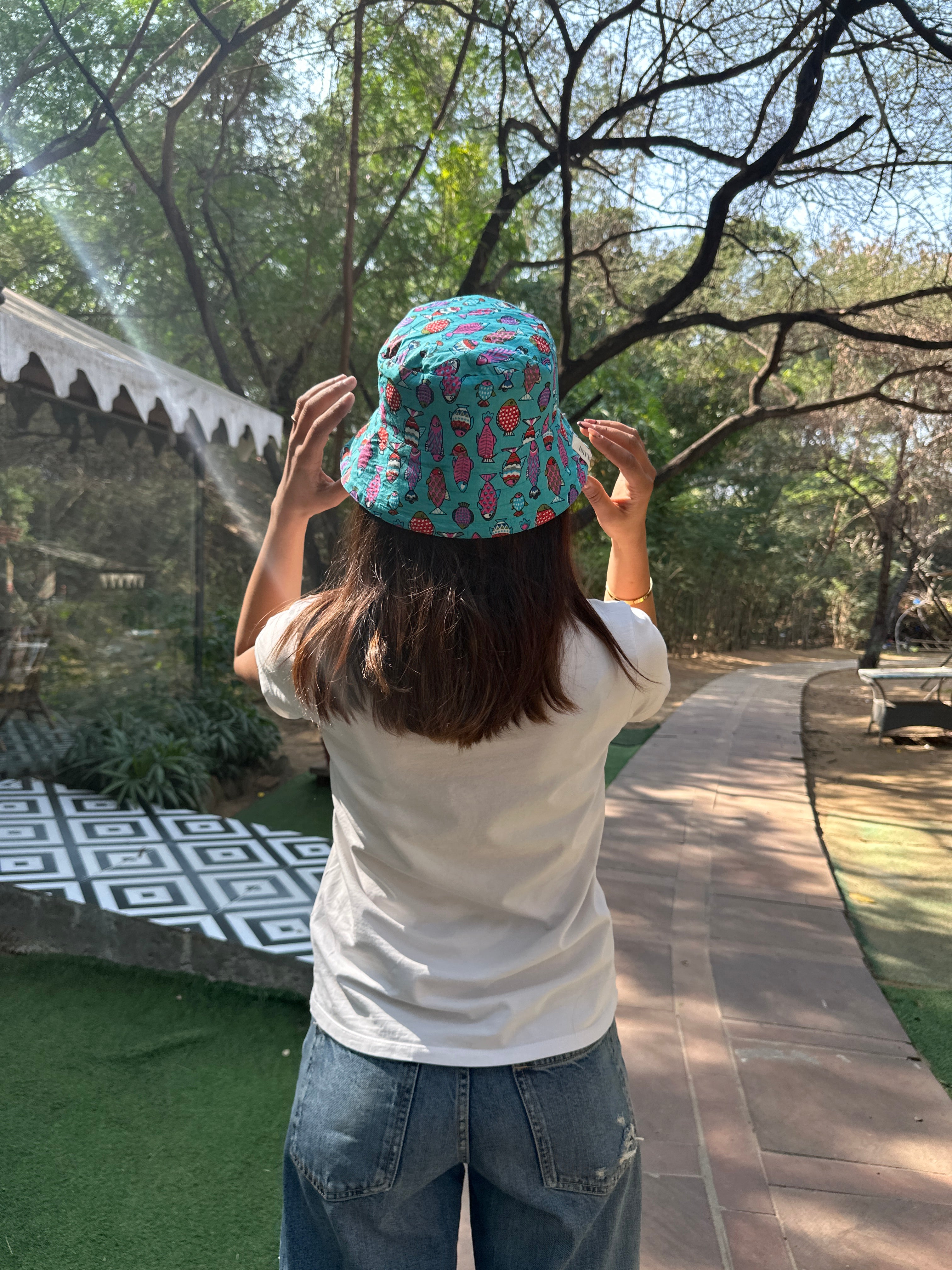 Fish World - Cotton REVERSIBLE Bucket Hat