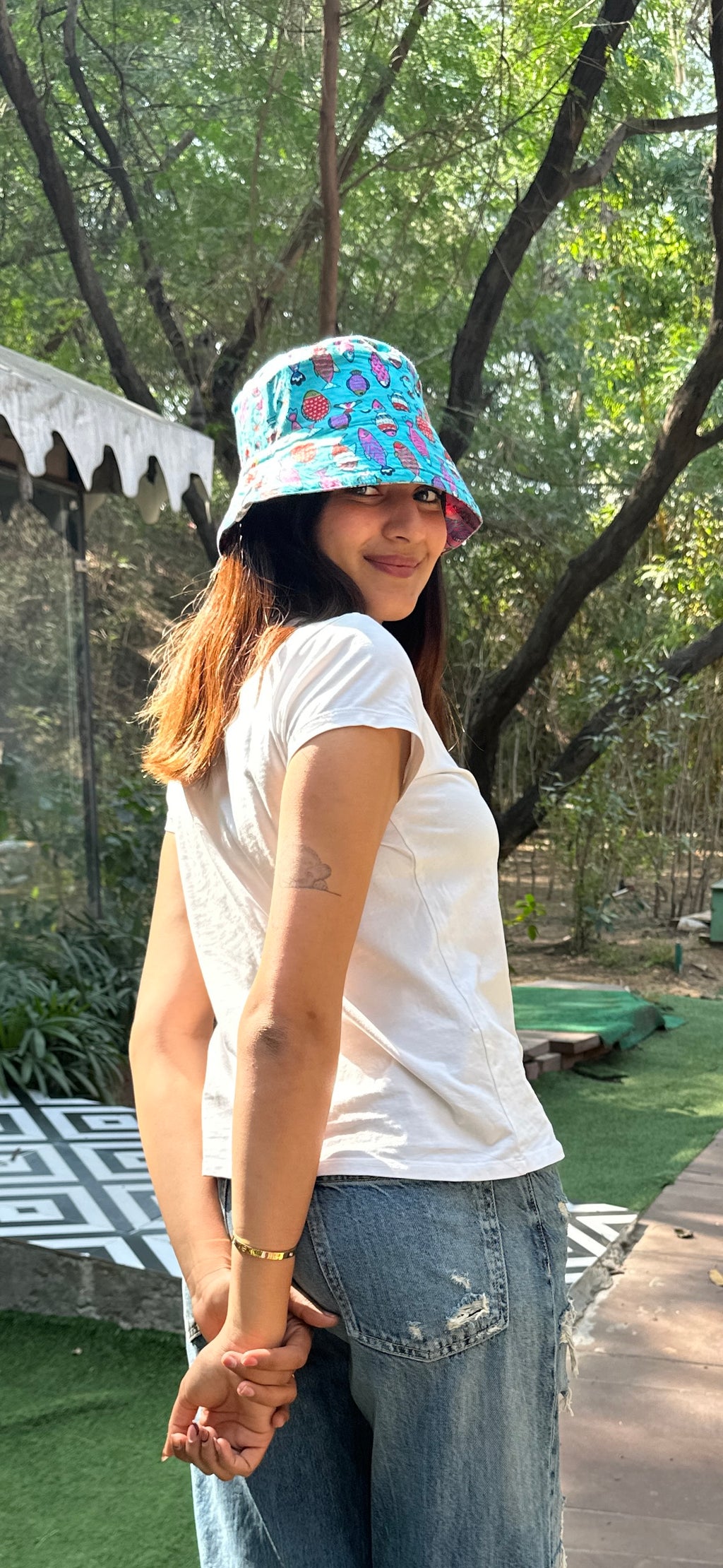 Fish World - Cotton REVERSIBLE Bucket Hat