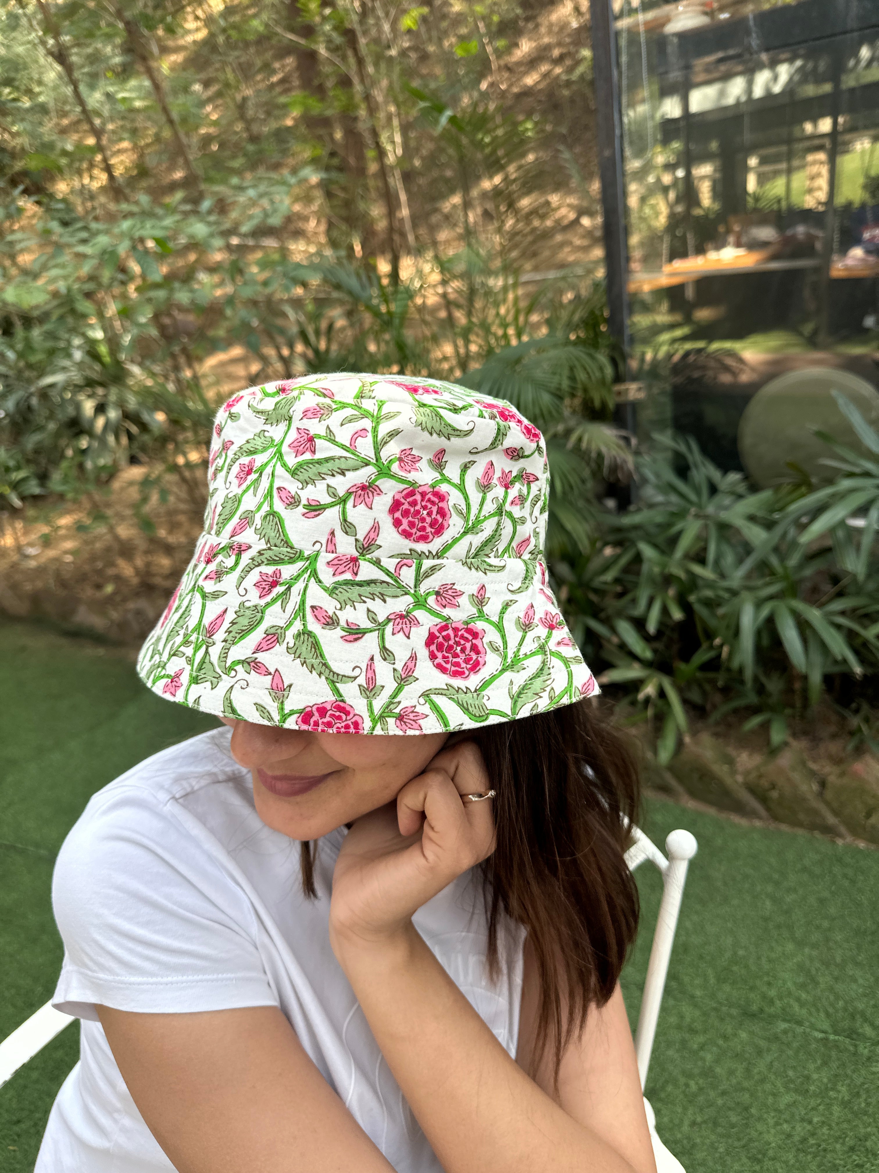 Bougainvillea - Cotton Bucket Hat