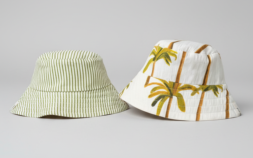 Palm Escape - Cotton REVERSIBLE Bucket Hat