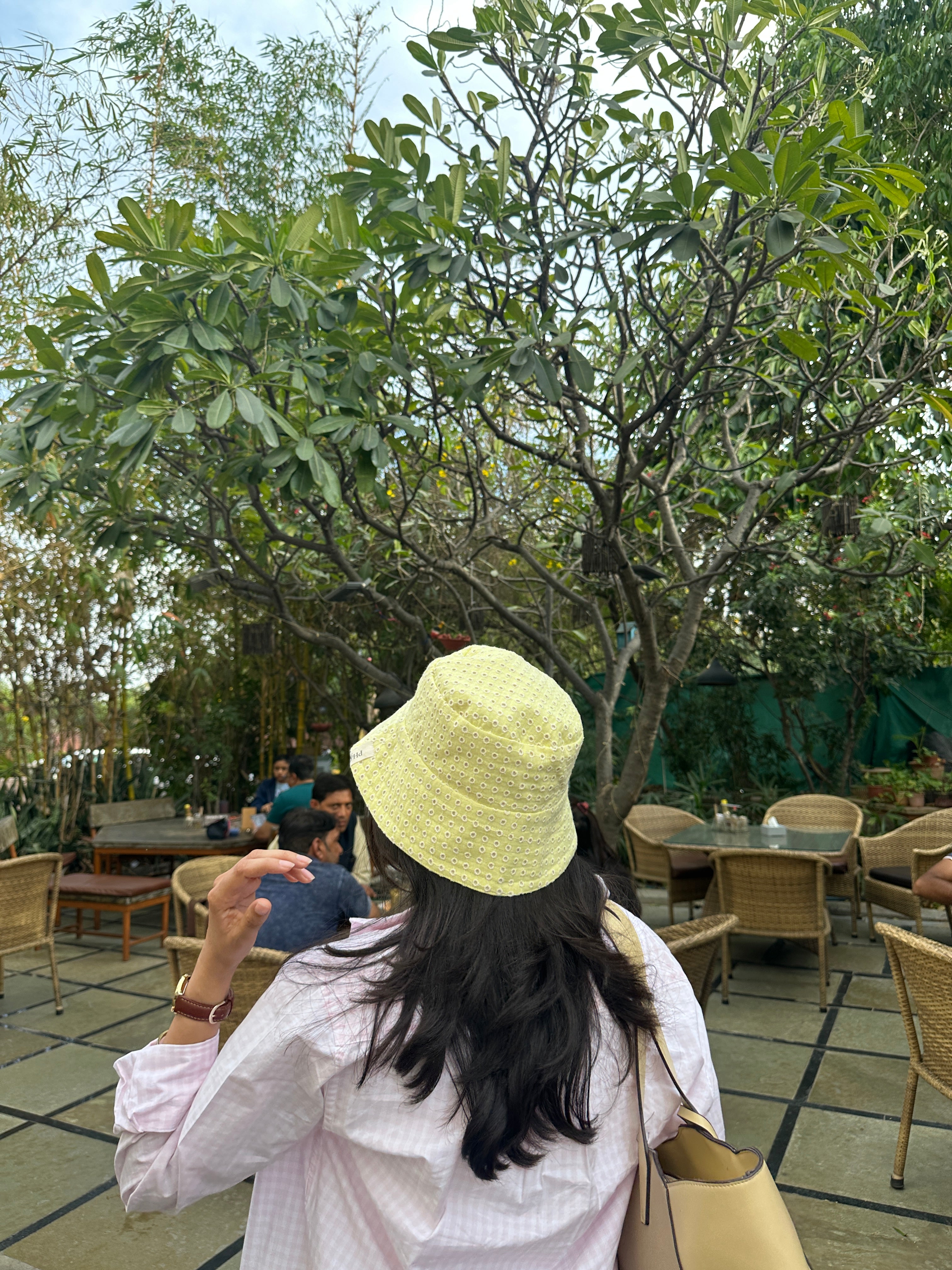 Schiffli Butter - Cotton REVERSIBLE Bucket Hat