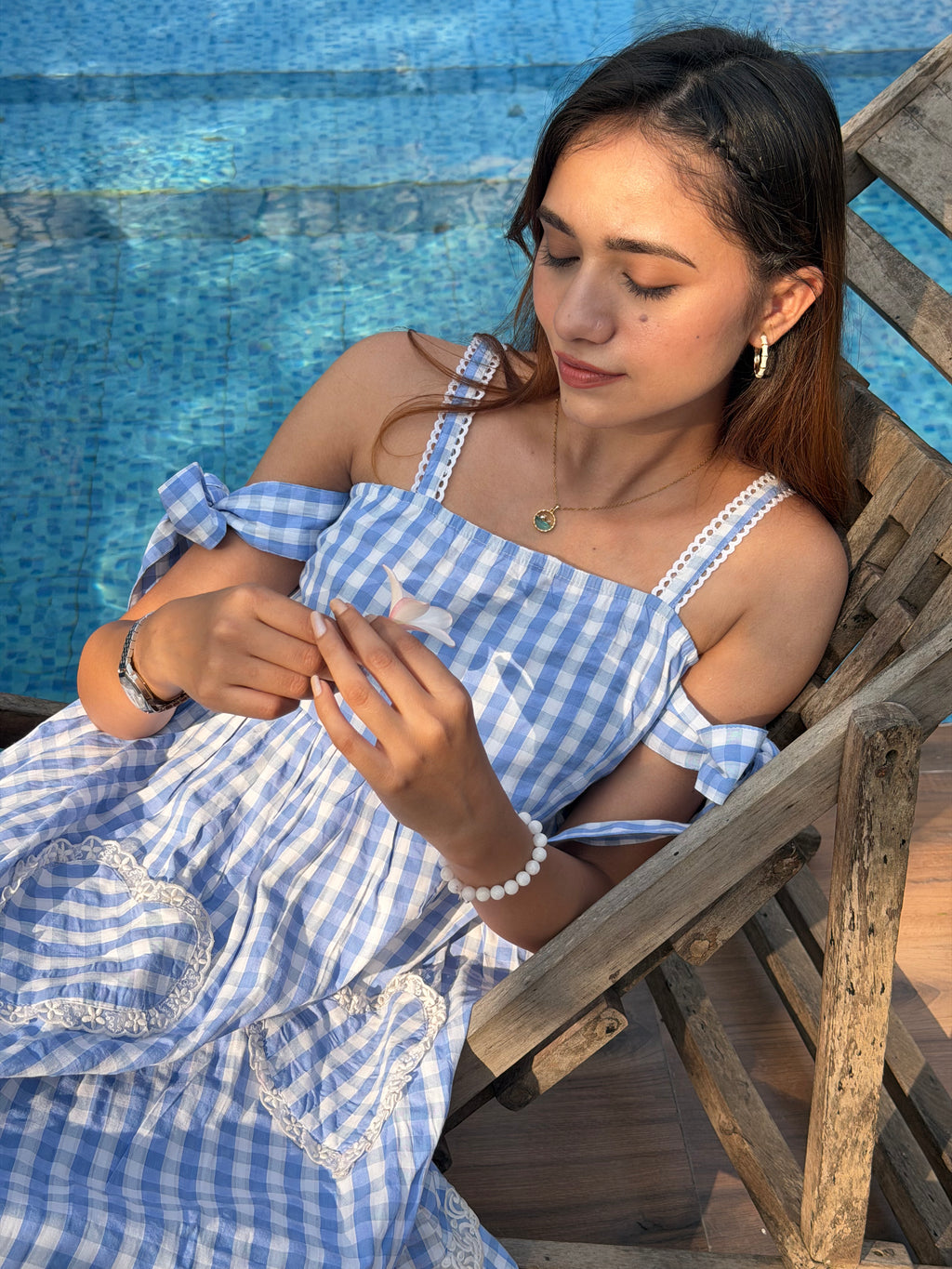 Pastel Blue Pocket Love - Dress Imagined