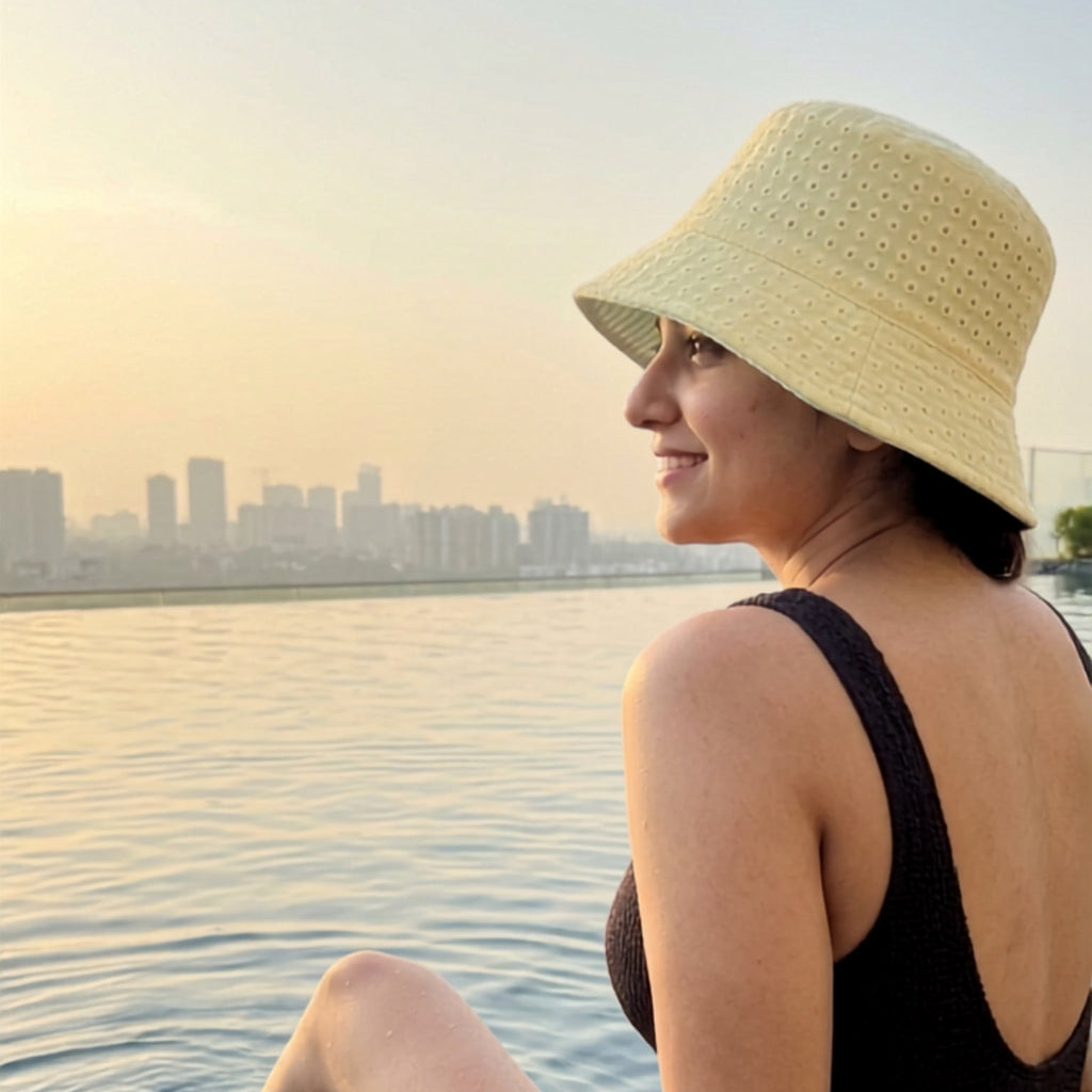 Schiffli Butter - Premium REVERSIBLE Hat