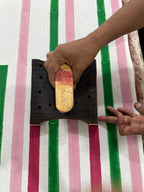 Watermelon Hand-Block Dress