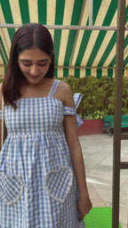 Pastel Blue Pocket Love - Dress Imagined